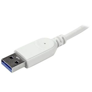 StarTech.com 4 Poorts draagbare compacte USB 3.0 hub met geintegreerde kabel aluminium