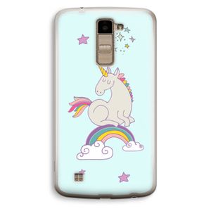 Regenboog eenhoorn: LG K10 (2016) Transparant Hoesje