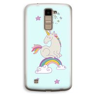 Regenboog eenhoorn: LG K10 (2016) Transparant Hoesje