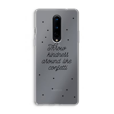Confetti: OnePlus 8 Transparant Hoesje