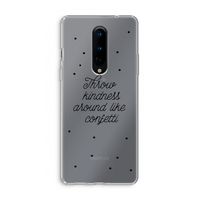 Confetti: OnePlus 8 Transparant Hoesje