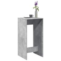 Bartafel 51x50x103,5 cm bewerkt hout betongrijs