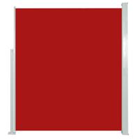 vidaXL Tuinscherm uittrekbaar 160x300 cm rood