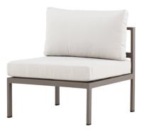Nohr Loungeset 'Lasheka' Middenmodule, kleur Beige/Bruin
