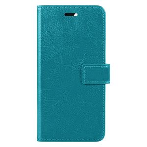 Basey iPhone 14 Plus Hoesje Book Case Kunstleer Cover Hoes - Turquoise
