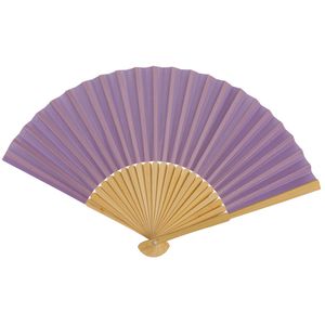 Spaanse handwaaier - special colours - lavendel - bamboe/papier - 21 cm   -