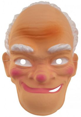 Masker Abraham oud met wit haar