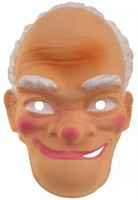 Masker Abraham oud met wit haar - thumbnail