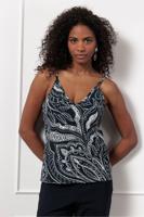 Studio Anneloes Brynn Summer Dot Singlet 13025 Tops En Singlets 6917 Dark Blue/ecru