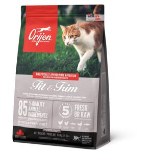 Orijen Fit & Trim droogvoer voor kat 1,8 kg Volwassen Kip, Vis, Turkije