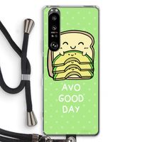 Avo Good Day: Sony Xperia 1 III Transparant Hoesje met koord