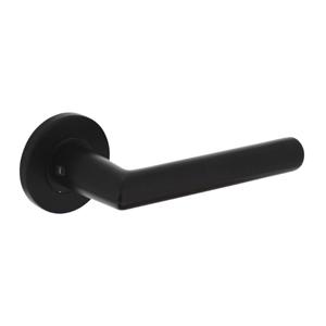 Intersteel Strakke deurklinkHoek 90 rond aluminium zwart - 0023.010302