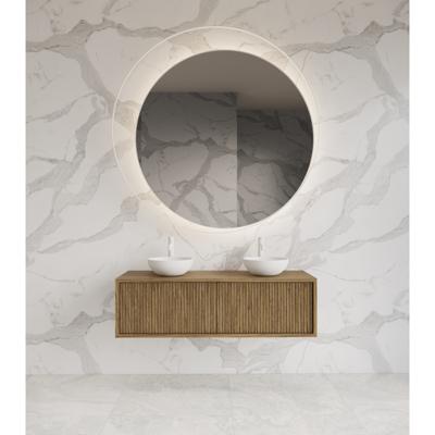 Onderkast Gliss Design Heronimus 120x45x35 cm 2 Laden Met Topplaat Castle Brown