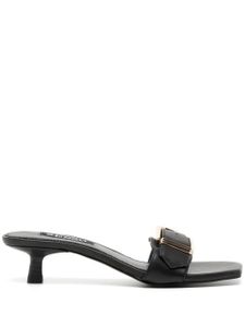 Senso sandales Tommie en cuir - Noir