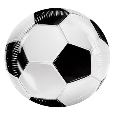 Boland Papieren bordjes voetbal, 10st.