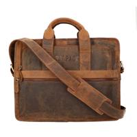 The Rat Pack Hand Messenger Schoudertas 15.6&apos;&apos; Bogart Bruin