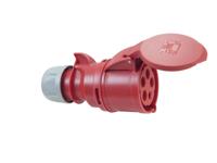 PC ELECTRIC CEE Socket 32A 5-pin rd PC ELECTRIC CEE Socket 32A 5-pin rd