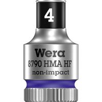 Wera 8790 HMA HF Zyklop Hand- en Machinedop 4mm, met 1/4"-aandrijving, met vasthoudfunctie dopsleutel 4mmx23mm - thumbnail