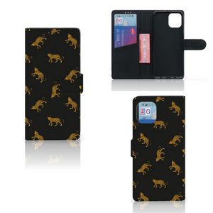 Telefoonhoesje met Pasjes voor Motorola Edge 20 Lite Leopards