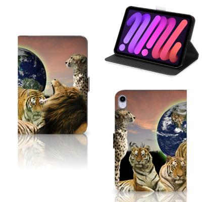 iPad Mini 6 (2021) Flip Case Roofdieren iPad Mini 6 (2021) Flip Case Roofdieren