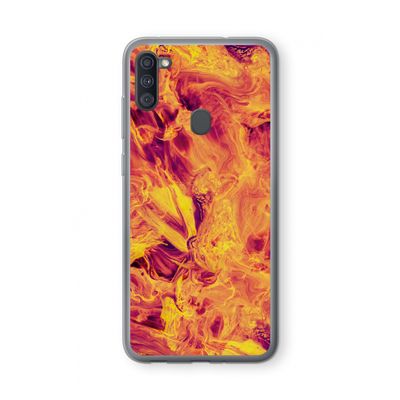 Eternal Fire: Samsung Galaxy A11 Transparant Hoesje