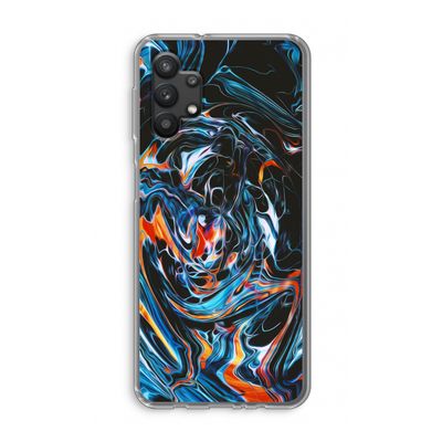 Black Unicorn: Samsung Galaxy A32 5G Transparant Hoesje