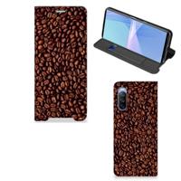 Sony Xperia 10 III | Flip Style Cover | Koffiebonen