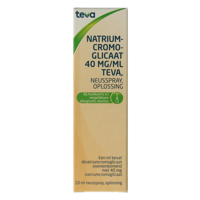 Teva Natriumcromoglicaat 40mg neusspray 10 Milliliter