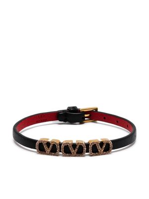 Valentino Garavani bracelet à détail VLogo - Noir