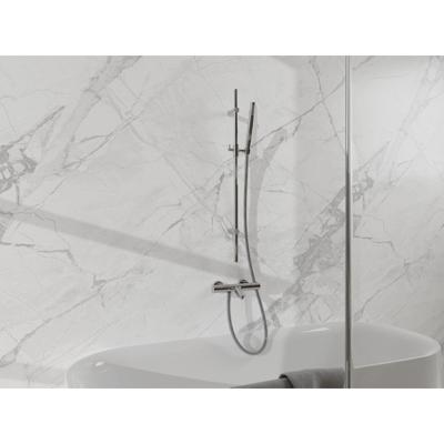 Fortifura Calvi Badkraan - met glijstangset - staafhanddouche - metalen doucheslang - chroom SW767487/SW496810/SW767373/SW720223