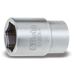 Beta 920INOX-A 12 Zeskant dopsleutels | 1/2" aandrijfvierkant | vervaardigd uit roestvast staal - 009203012 009203012