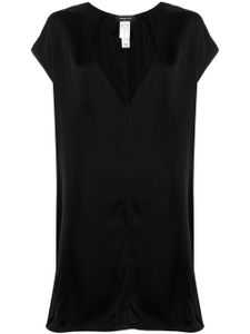 Fabiana Filippi robe courte à col v profond - Noir