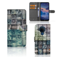 Wallet Case met Pasjes Nokia 5.4 Spijkerbroeken - thumbnail