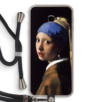 The Pearl Earring: Samsung Galaxy J4 Plus Transparant Hoesje met koord