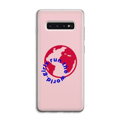 Run The World: Samsung Galaxy S10 4G Transparant Hoesje
