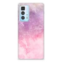 Smartphone hoesje Motorola Edge 20 Pro Pink Purple Paint