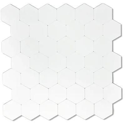 Zelfklevend Mozaïek Hexagon Wit