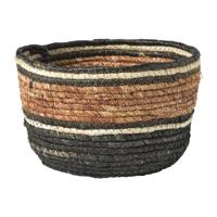 Mand gestreept - bruin/rood - ø23x15 cm Mand gestreept - bruin/rood - ø23x15 cm