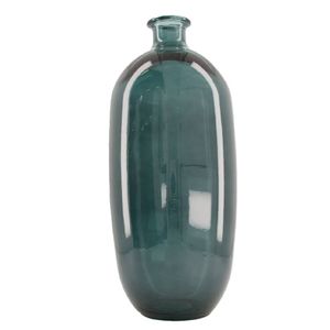 Vaas Gerecycled Glas-groen-19x45cm