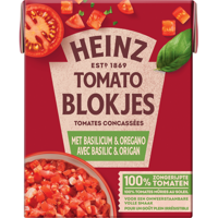 Heinz Tomaten blokjes basilicum bij Jumbo