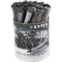 Lyra Wateroplosbaar grafiet potlood, l: 6,5 cm, 24 stuk/ 1 doos