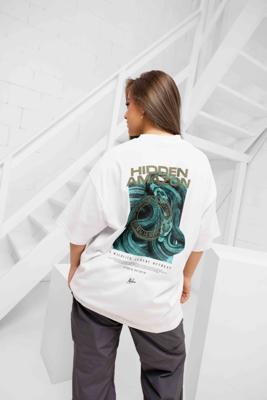 Malelions Snake T-Shirt Dames Wit - Maat M - Kleur: Wit | Soccerfanshop