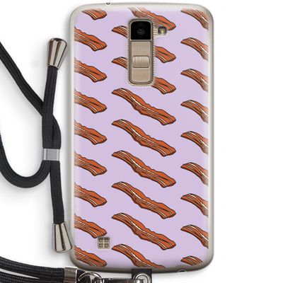 Bacon to my eggs #2: LG K10 (2016) Transparant Hoesje met koord