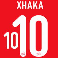 Xhaka 10 (Officiële Zwitserland Bedrukking 2024-2025)