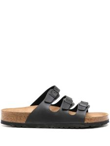 Birkenstock sandales Florida en cuir - Noir