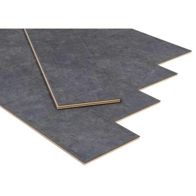 Leen Bakker - Laminaat Stone-Slate - Antraciet - HDF - Grijs