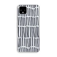 Moroccan stripes: Pixel 4 XL Transparant Hoesje