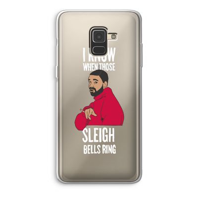 Sleigh Bells Ring: Samsung Galaxy A8 (2018) Transparant Hoesje