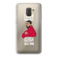 Sleigh Bells Ring: Samsung Galaxy A8 (2018) Transparant Hoesje