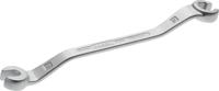 HAZET Dubbele ringsleutel · open 612N-12X14 · Buiten-zeskant-profiel · SW 12 x 14 mm